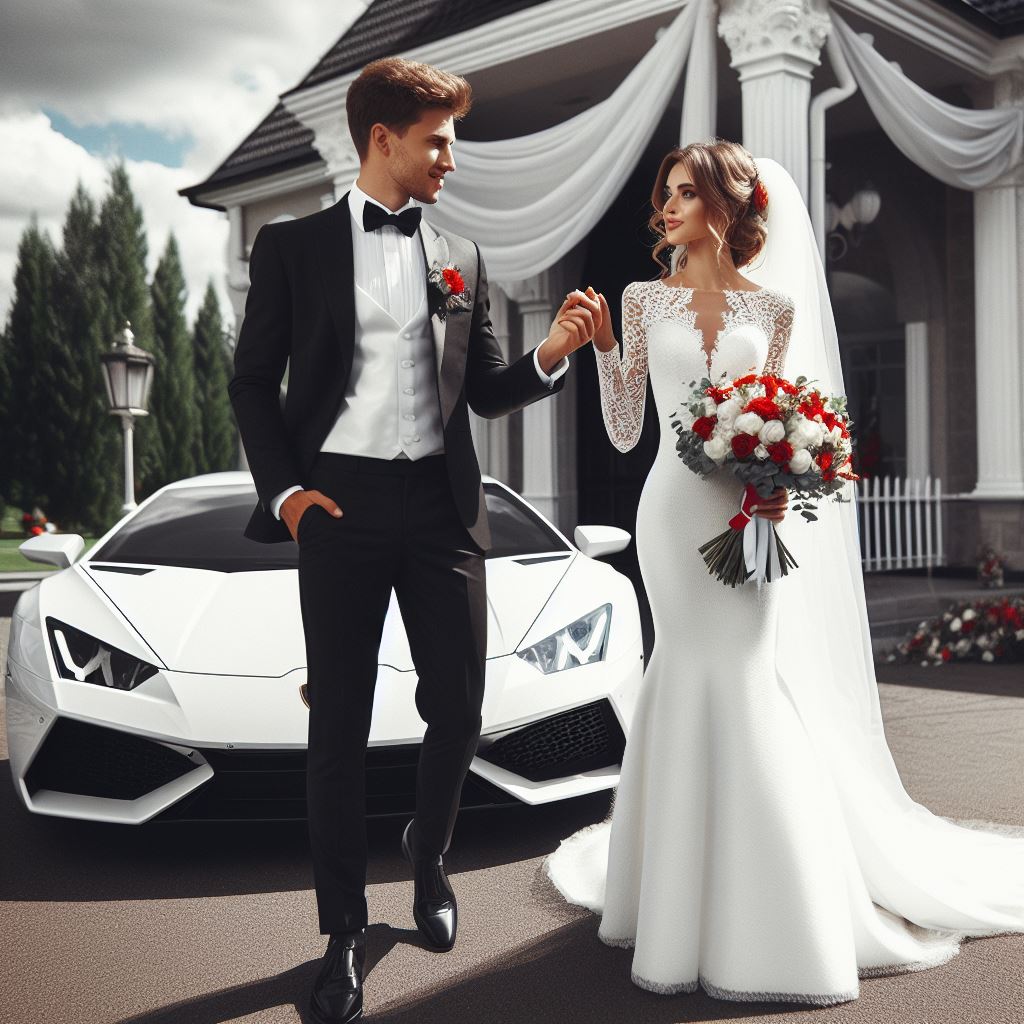 Lamborghini mieten für Hochzeit